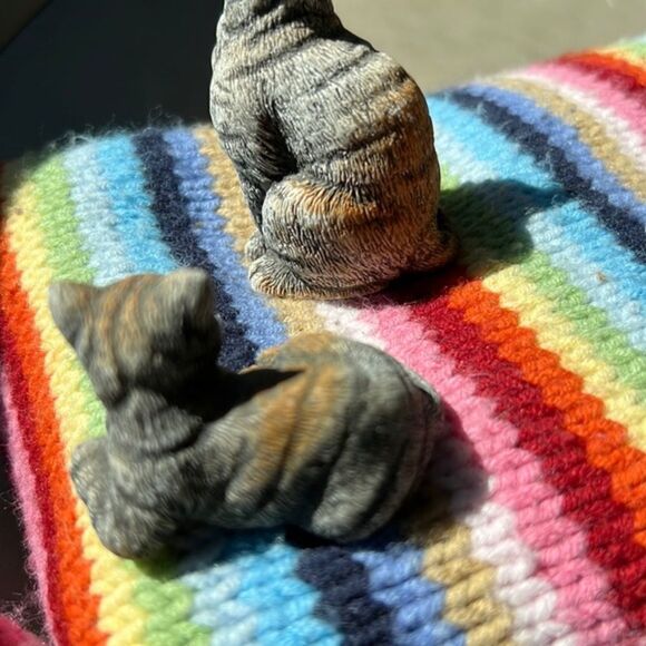 POLYSTONE 3” TABBY KITTY CAT FIGURES UNBRANDED - Picture 5 of 11